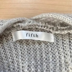 fifthロングカーディガンの画像