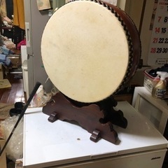 三線用大小太鼓の画像