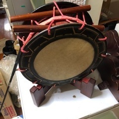 三線用大小太鼓の画像
