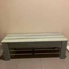 ガーデニング用木製台　縁台