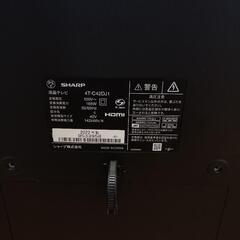 SHARP AQUOS アンドロイド TV 4T-C42DJ1 42型 4k ジャンク 液晶テレビ シャープの画像