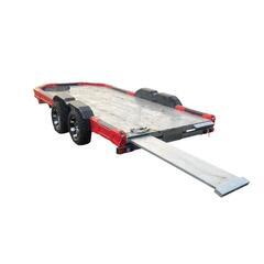 ★【新車160万～】二軸積載車載トレーラー電磁ブレーキ搭載  牽引免許必要★の画像