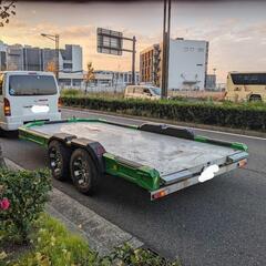★【新車160万～】二軸積載車載トレーラー電磁ブレーキ搭載  牽引免許必要★の画像