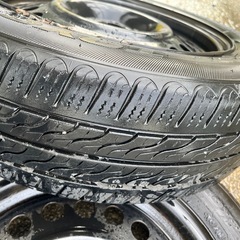 日産キューブ純正ホイール　　の画像