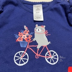 【新品】サイズ70 カーターズ長袖ロンパースの画像