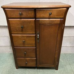 SELVA セルバ 5段 チェスト 収納棚 幅65cm×奥行35...