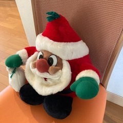 【USED】大きなサンタクロースのぬいぐるみ☆の画像