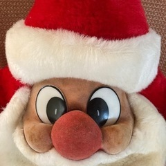 【USED】大きなサンタクロースのぬいぐるみ☆の画像