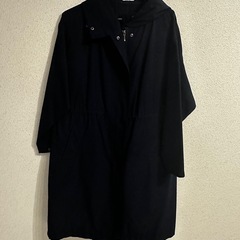 (古着)グローバルワークスロングナイロンコート
