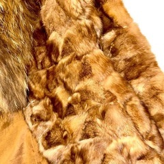 【定価約10万】最高級セーブル　リアルファー　毛皮　コートの画像