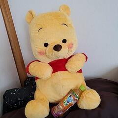 新品  くまのプーさん FukuFukuおなかいっぱい超超BIGぬいぐるみ  の画像