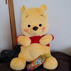 新品  くまのプーさん FukuFukuおなかいっぱい超超BIGぬいぐるみ  の画像