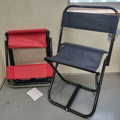 未使用2個セット 折りたたみパイプ椅子　(キャンプや釣りやアウト...