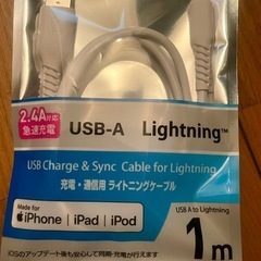 iPhoneケーブル