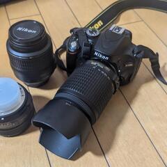NIKON　D5100 レンズ3点セット　バリアングルモニター
