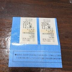 近鉄株主優待優待乗車券2枚