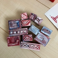ボーネルンド　スタンプ遊び　クレーンの画像