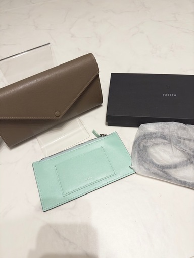 (新品箱付)JOSEPH本革ショルダーウォレット