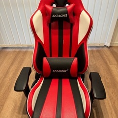 AKRACING AKR-GYOKUZA V2-RED AKレーシング極座 ゲーミング座椅子　ゲーミングチェア 赤の画像
