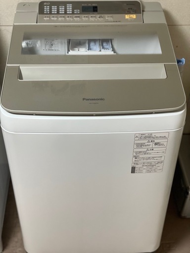 セール送料・設置込み可　洗濯機　8kg Panasonic 2018年