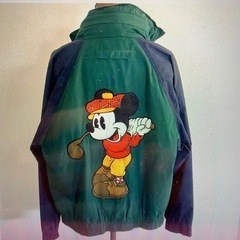 ★90s ヴィンテージ 古着 ディズニー ミッキー ナイロンジャ...