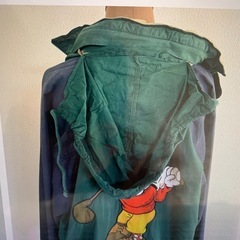 ★90s ヴィンテージ 古着 ディズニー ミッキー ナイロンジャケット XL ジャンパー ディズニーランド 洋服 グッズ マニアの画像