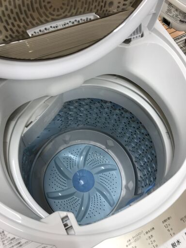 洗濯機 東芝 AW-7GM1 2020年製 W(幅)56.3×D(奥行き)58.0×H(高さ)98.7cm ※保証6ヶ月