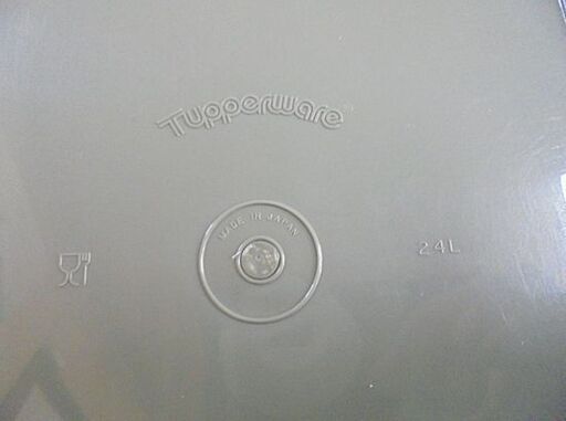 タッパーウェア キッチンキーパー 24L 2個セット 米びつ ショップ
