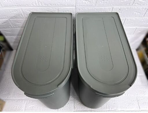 タッパーウェア キッチンキーパー 24L アウトレット 2個セット 米びつ