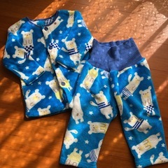 ベビー　キッズ　子ども　パジャマ　冬用　80