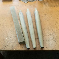 木工旋盤教室　スツール（椅子）づくり　ウッドターニング教室　の画像