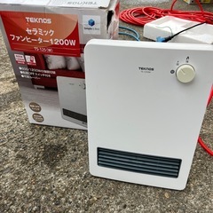 セラミックヒーター TEKNOS  テクノス 1200W TS-...