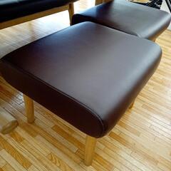 ★ジモティ割あり★ 浜本工芸　ダイニングテーブルセット　椅子2脚+ベンチ　クリーニング済　YJ4167の画像