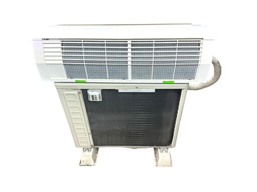 美品 16192 ①HITACHI ルームエアコン おもに6畳用 100V 2021年製 ソフト除湿 エアコン内部クリーン 切or入タイマー RAS-AJ22L 日立 白くまくん