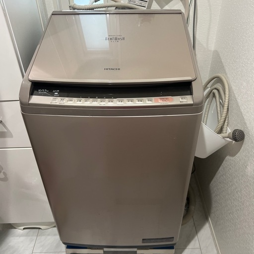 日立ビートウォッシュ 洗濯乾燥10k/5.5kgジャンク品内蓋破損