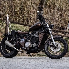 カワサキ　エリミネーター250LXフルカスタムです。1年ほど乗っていませんが半年前にエンジンをかけた時はすんなりかかりました。の画像