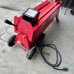 ナカトミ 100V 油圧式薪割機◇4t