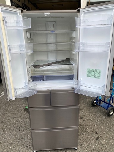 NO 555?福岡市内配送設置無料✨?  MR-JX52A-N 冷蔵庫 置けるスマート大容量 JXシリーズ ローズゴールド [517L