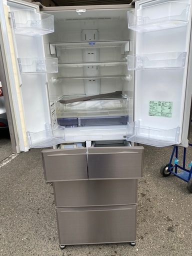 NO 555?福岡市内配送設置無料✨?  MR-JX52A-N 冷蔵庫 置けるスマート大容量 JXシリーズ ローズゴールド [517L