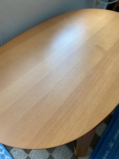 無印良品 楕円こたつ（大） フラットヒーター 134×77 美品✨️ 【定価33.000円】