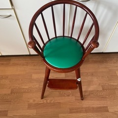 AKITA MOKKO 秋田木工 乳幼児用ハイチェア ベビーチェア 写真館 で実際