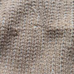 BEAMS HEART イエローラグランニット Sサイズの画像