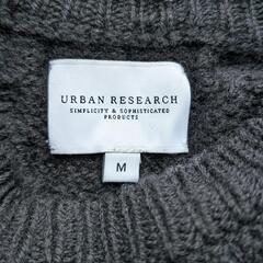 URBAN RESEARCH 厚手ウールケーブルニット Mサイズの画像