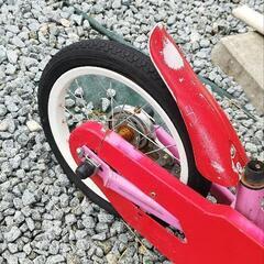 子ども用自転車 中古品　パンクありの画像