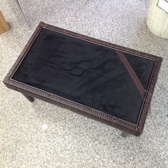 ジモティー見た！で5%OFF【サイドスツール】kazama　カザマ マダムロタン　スツール :ブルーの画像