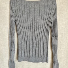 UNIQLOコットンカシミヤワイドリブセーターの画像