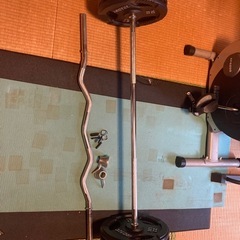 自宅に取りに来ていただける方限定です　65kgバーベル　その他
