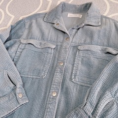 zara 134cm コーデュロイシャツの画像