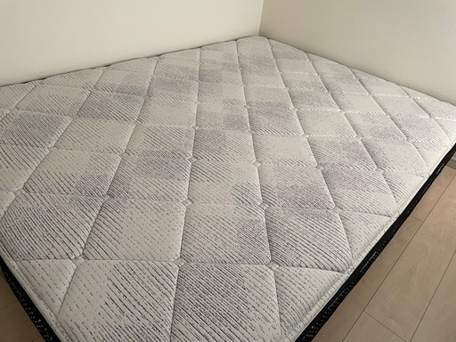 美品 日本製 ダブルベッド マットレス フレームセット アンネルベッド