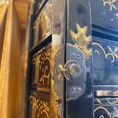 手提げ重箱　金彩入り5重の画像